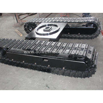 10 tons steel chassis undercarriage for Mining Drilling Rig chassis agriculture farming truck vehicle dumper